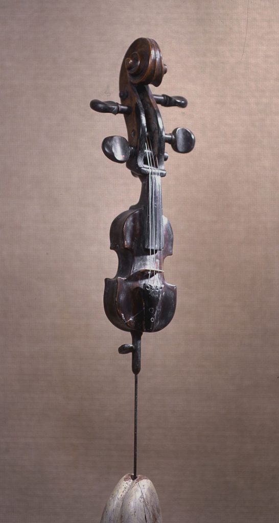 Violoncello nano / Dwarf Cello, 1975, legno, corda